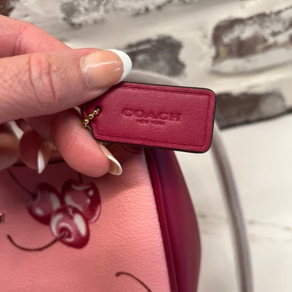 COACH Teri Shoulder Bag With Cherry Print CR290 - Picture 5 of 5